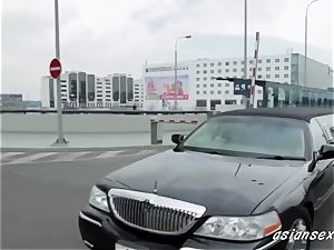 beautiful platinum-blonde pulverizing The Ambassador In His Limo-asiansexhd.info