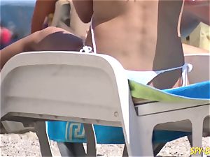 topless Amateurs hidden cam Beach - Candid swimsuit Close Up