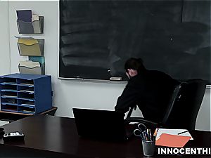 student likes professor's fuck-stick